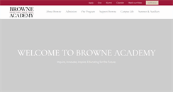 Desktop Screenshot of browneacademy.org